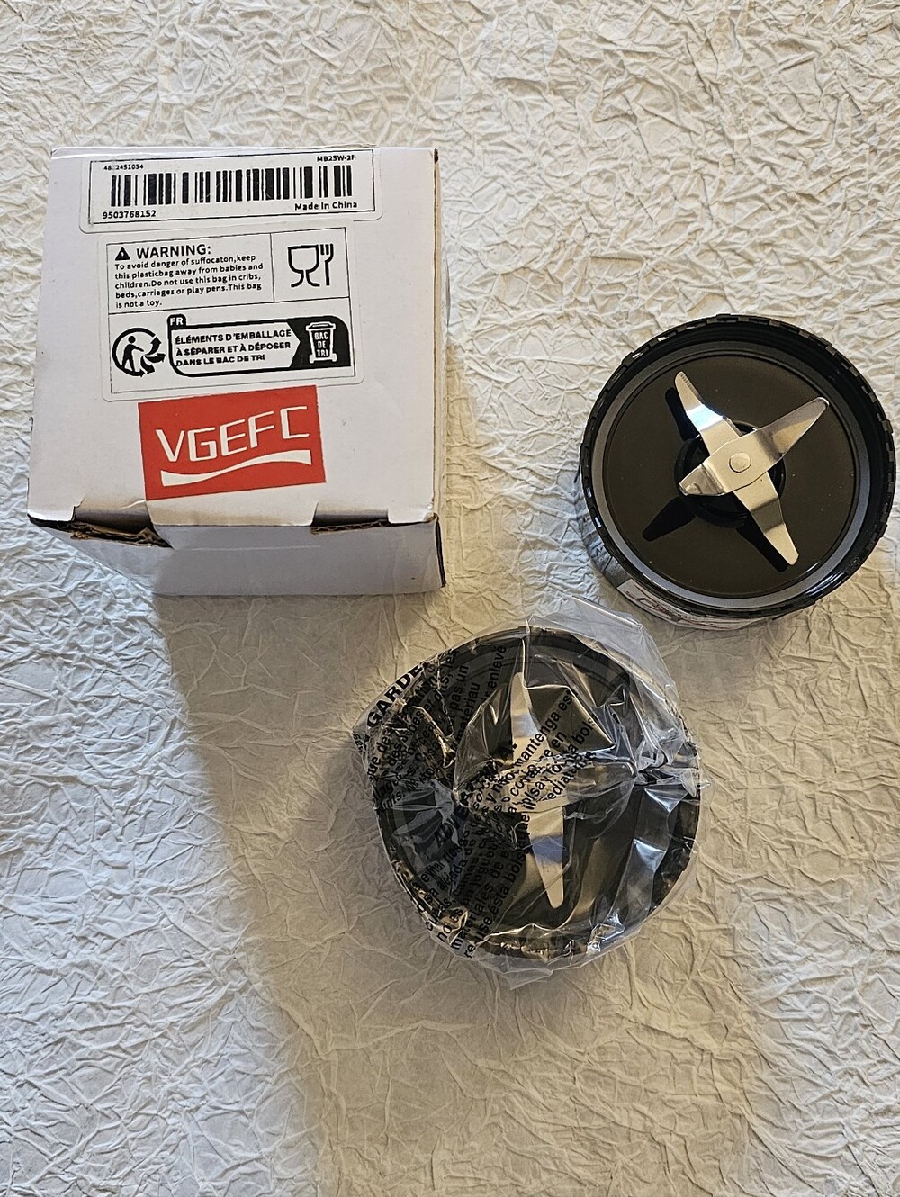 Cross Blade Replacement Parts Cup Base Compatible Magic Bullet Blender 2 Pack